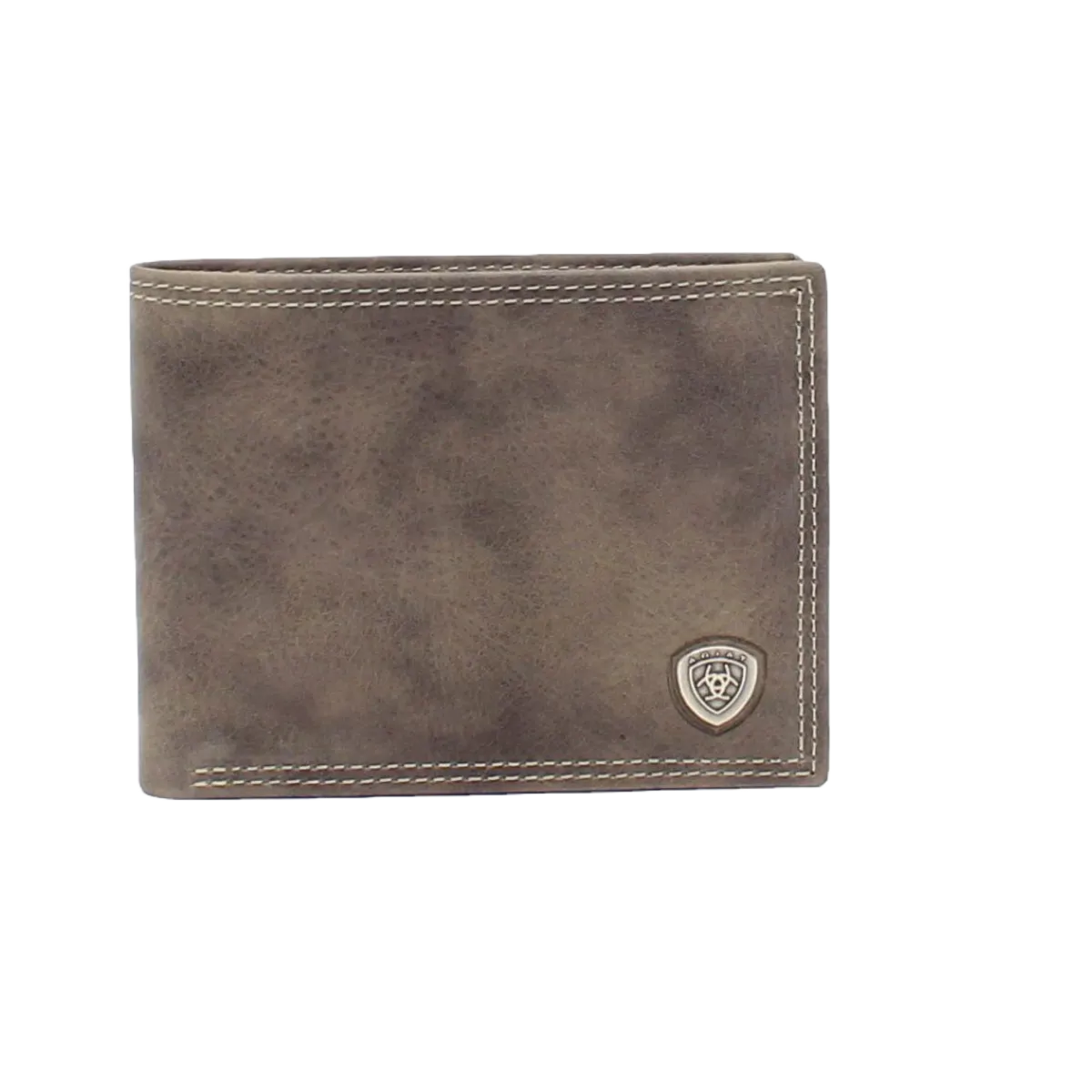 Ariat Men's Shield Concho Grey Bifold Wallet A3545006