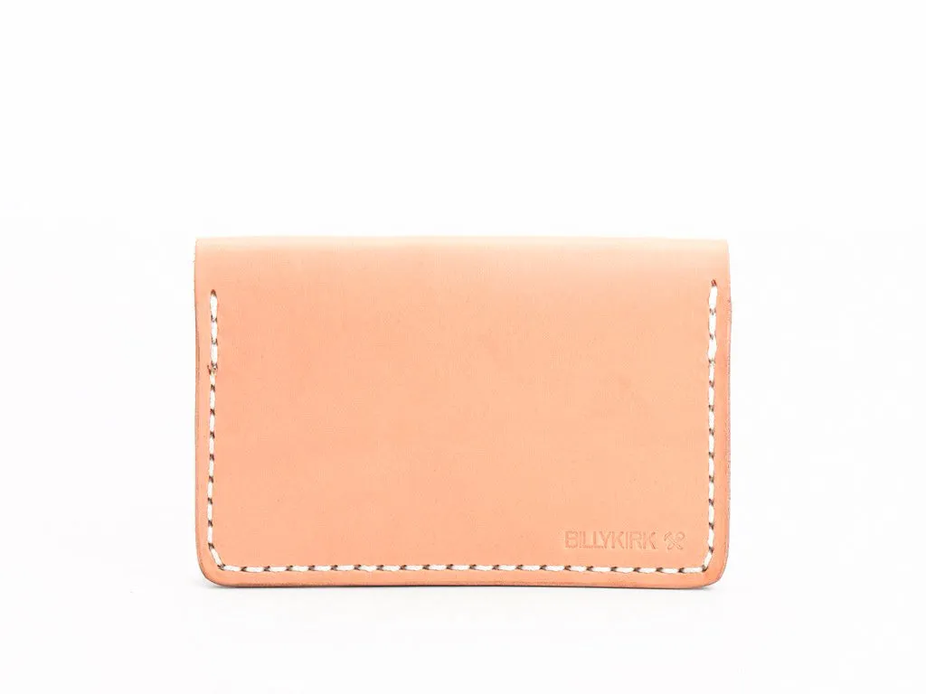 Billykirk - Leather Bi-Fold Card Case - Natural