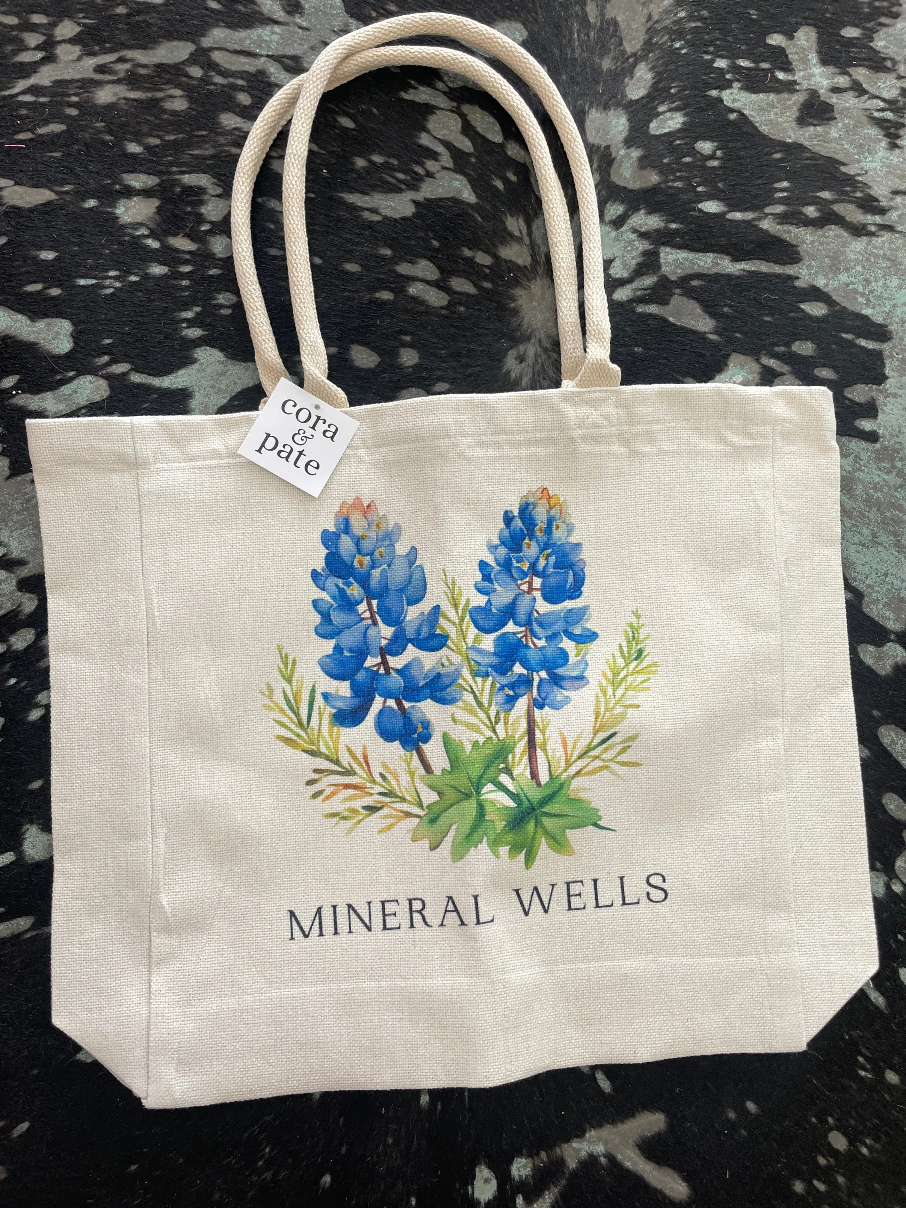 Bluebonnets Mineral Wells Tote