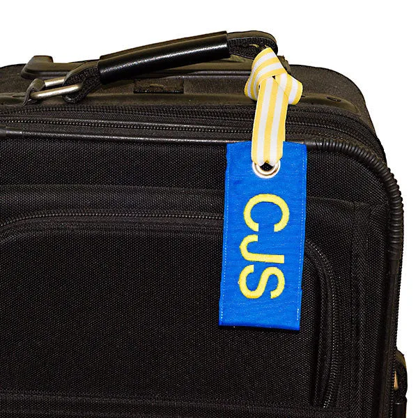 Bright Blue Luggage Tag