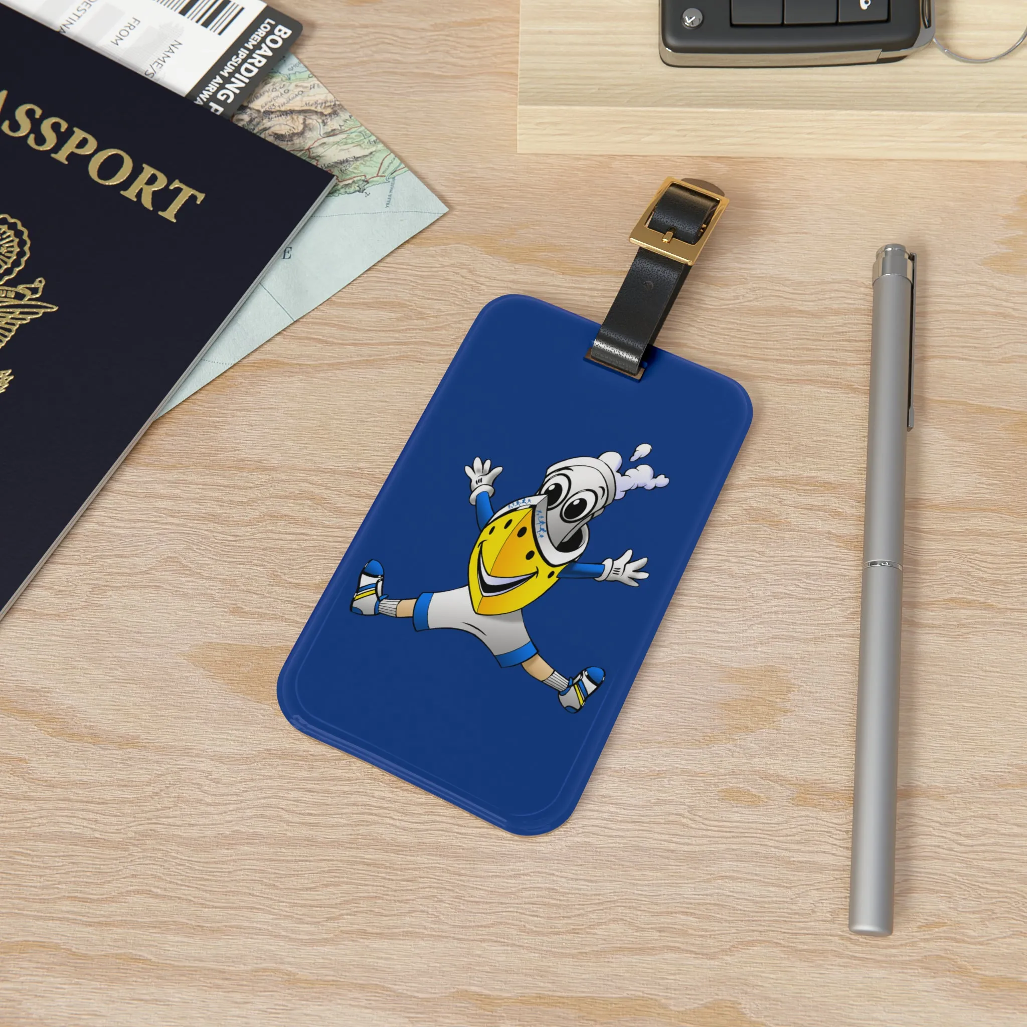 BUDDY CRUISE Blue Travel Luggage Tag