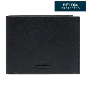 Crossing Elite Bi-fold Leather Wallet With Window And Coin Pocket RFID