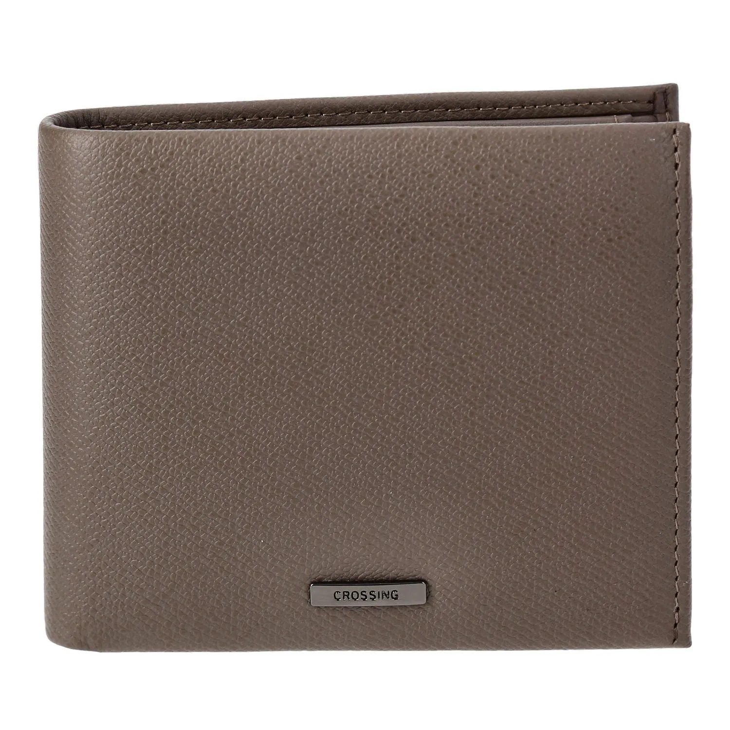 Crossing Elite Bi-fold Leather Wallet With Window And Coin Pocket RFID