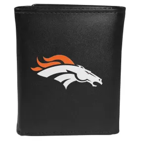 Denver Broncos Leather Tri-fold Wallet, Large Logo