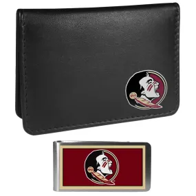 Florida St. Seminoles Weekend Bi-fold Wallet & Color Money Clip