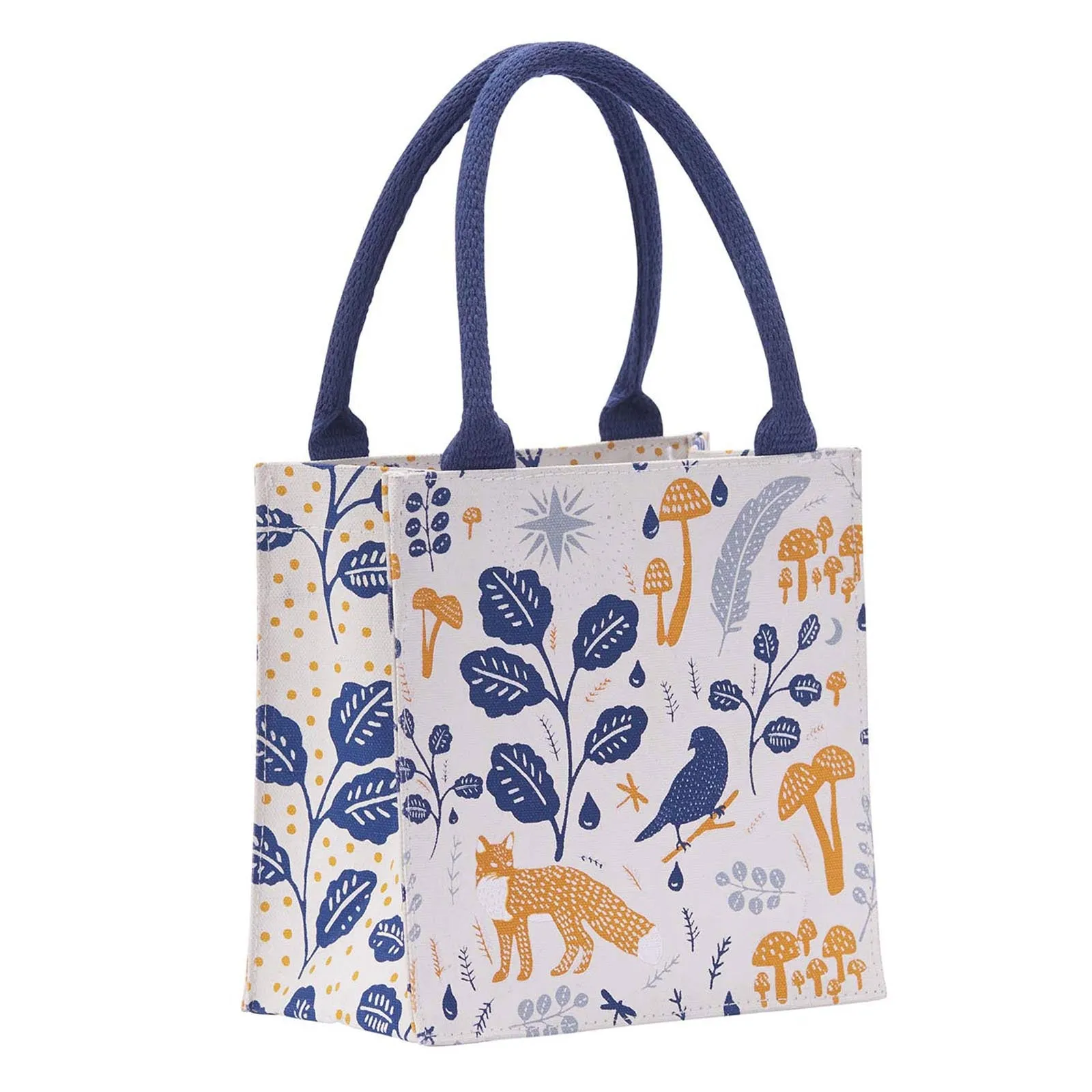 Fox and Feathers Reusable Itsy Bitsy Gift Bag