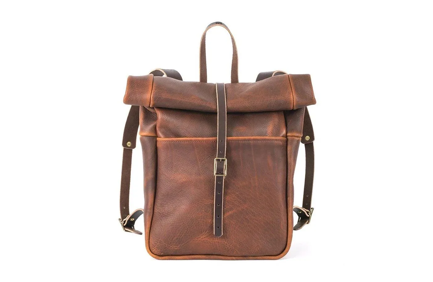 GRANT LEATHER ROLL TOP RUCKSACK BACKPACK