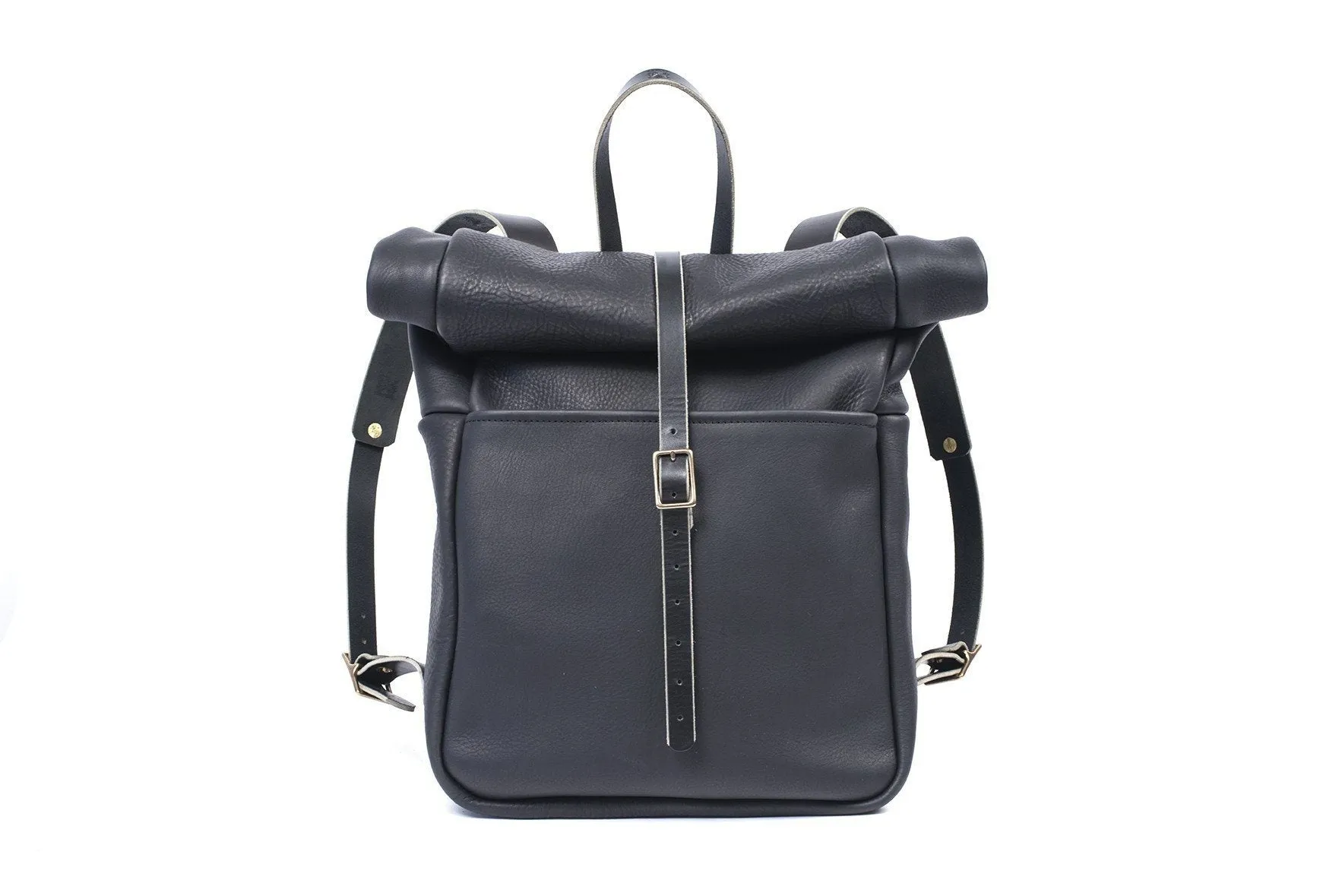 GRANT LEATHER ROLL TOP RUCKSACK BACKPACK