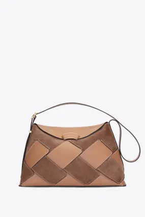 ID Soft Shoulder Bag with Woven Combo