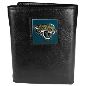 Jacksonville Jaguars Deluxe Leather Tri-fold Wallet