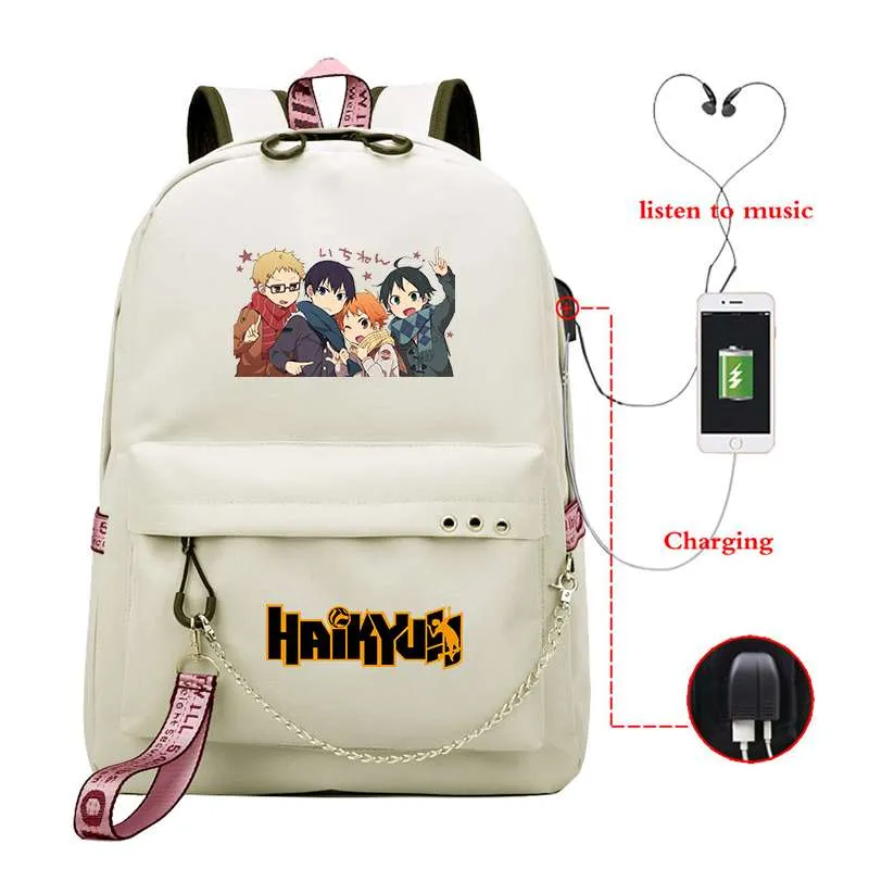 Laptop/School Backpack Haikyuu (Colors Available)