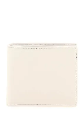 Maison margiela grained leather bi-fold wallet