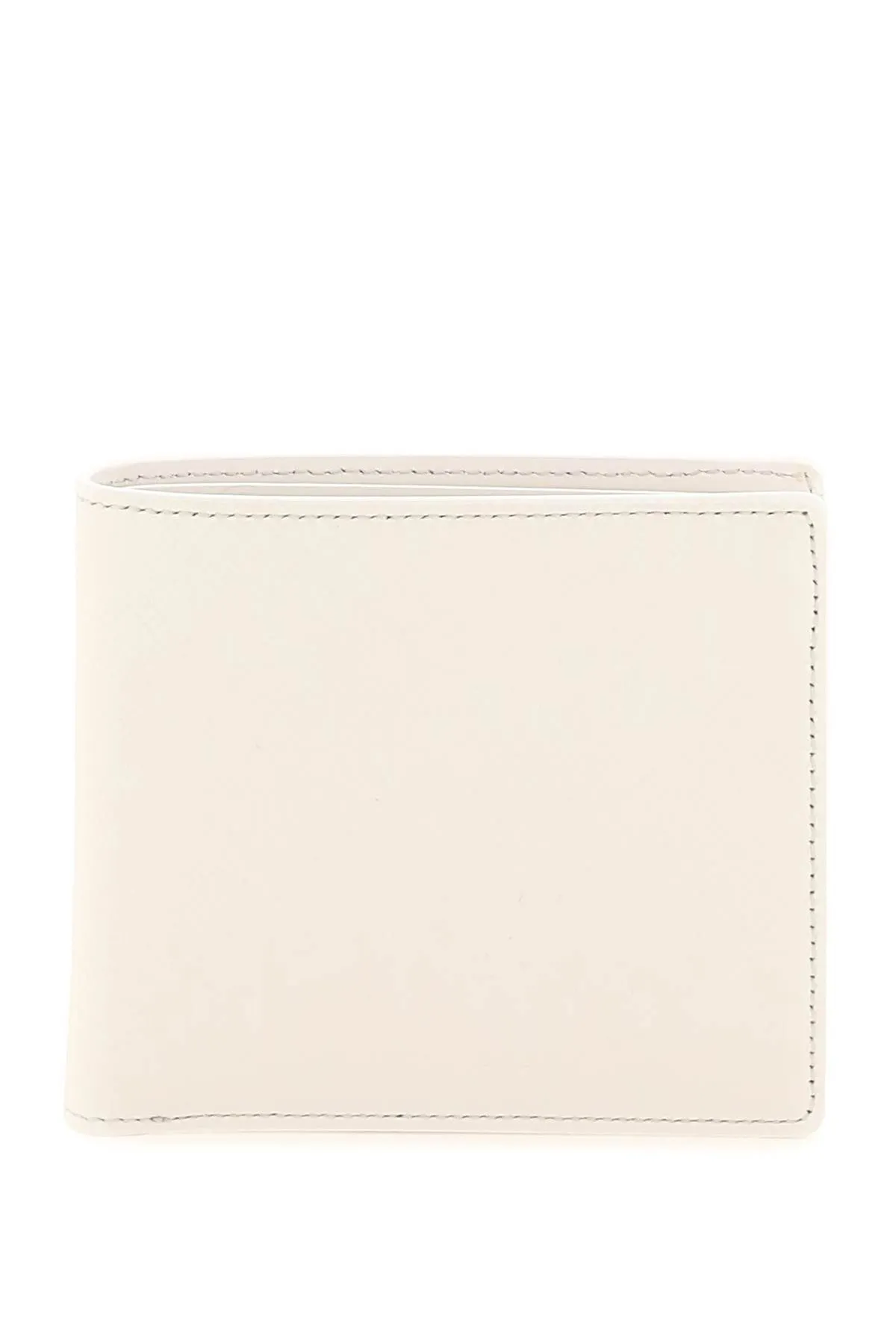 Maison margiela grained leather bi-fold wallet