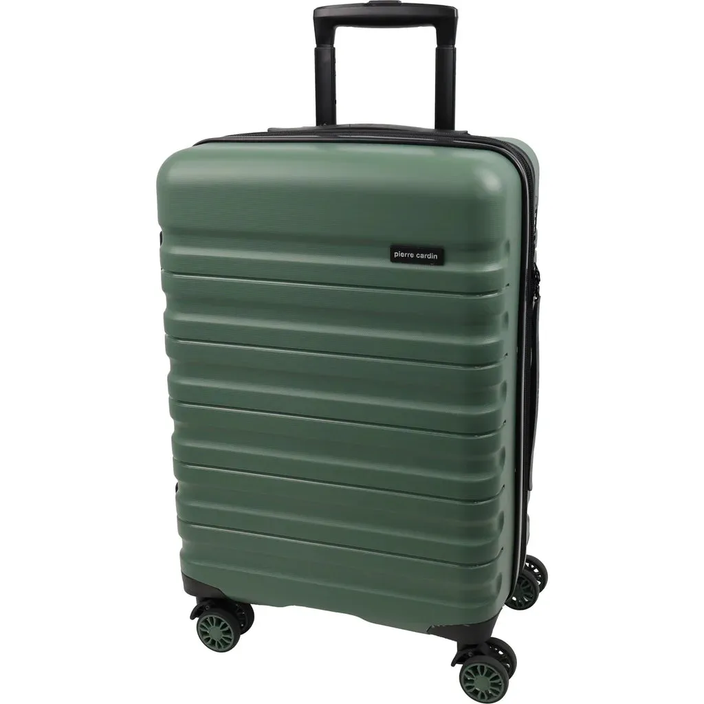 Pierre Cardin Hard Shell Suitcase Cabin 54cm - Moss