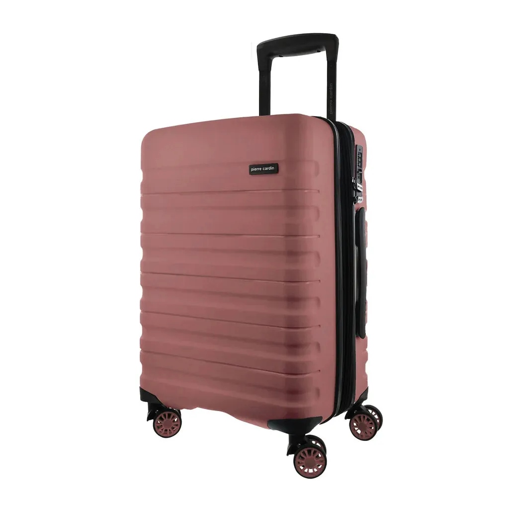 Pierre Cardin Hard Shell Suitcase Cabin 54cm - Rose