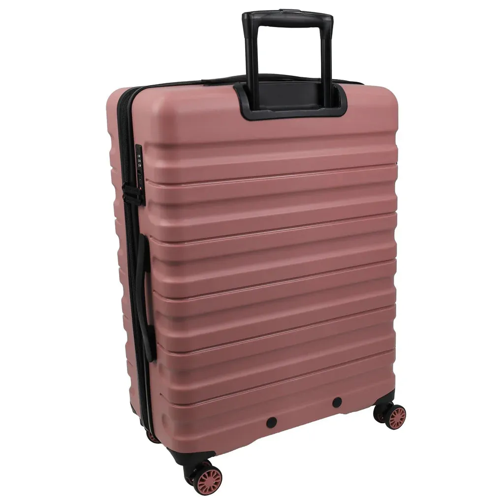 Pierre Cardin Hard Shell Suitcase Medium 70cm - Rose