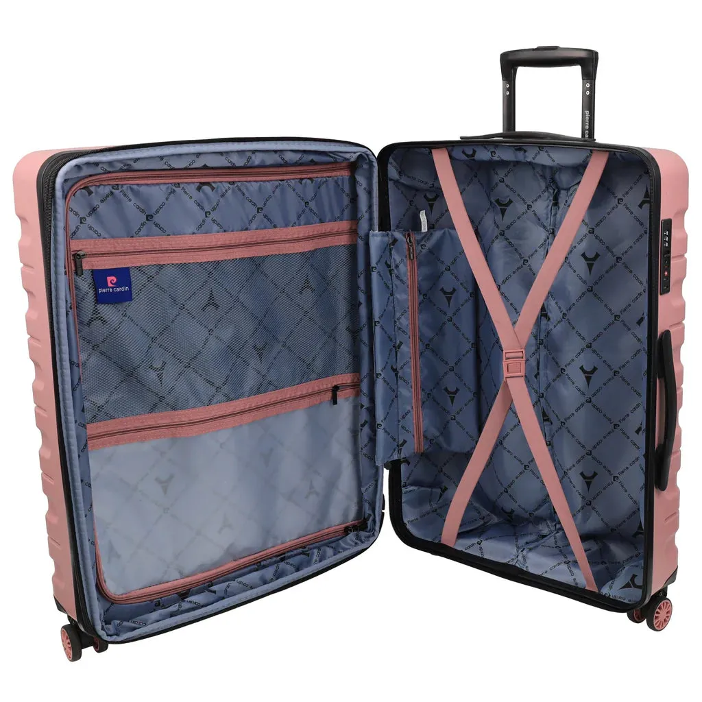 Pierre Cardin Hard Shell Suitcase Medium 70cm - Rose