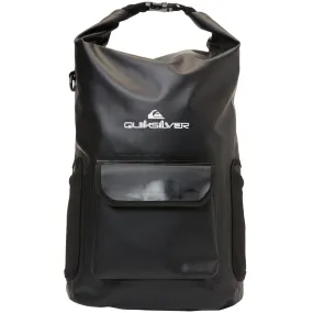 Quiksilver Sea Stash 20L Medium Roll Top Backpack - All Black