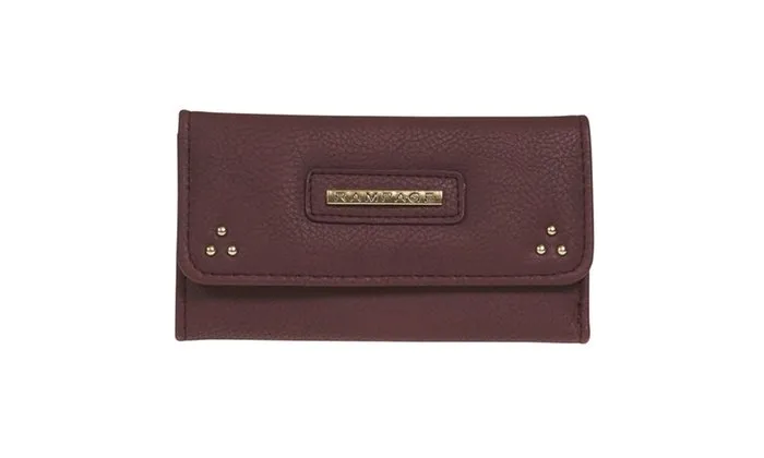 Rampage Tri-Fold Wallet With Stud Detail