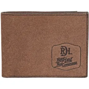 Red Dirt Hat Co Roughout Leather Bifold Wallet