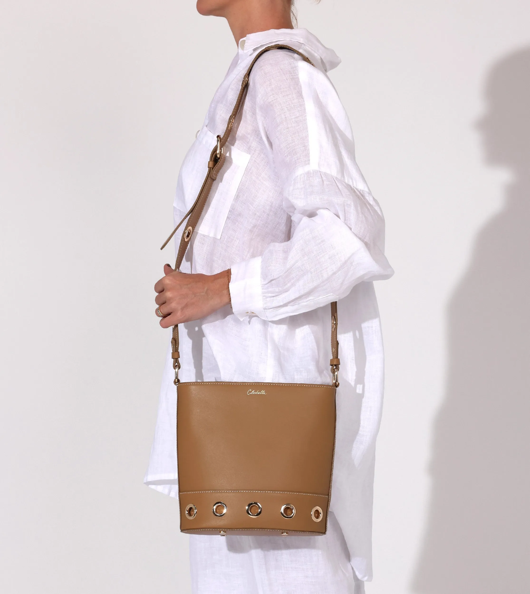 Rochelle Bucket Bag | Caramel