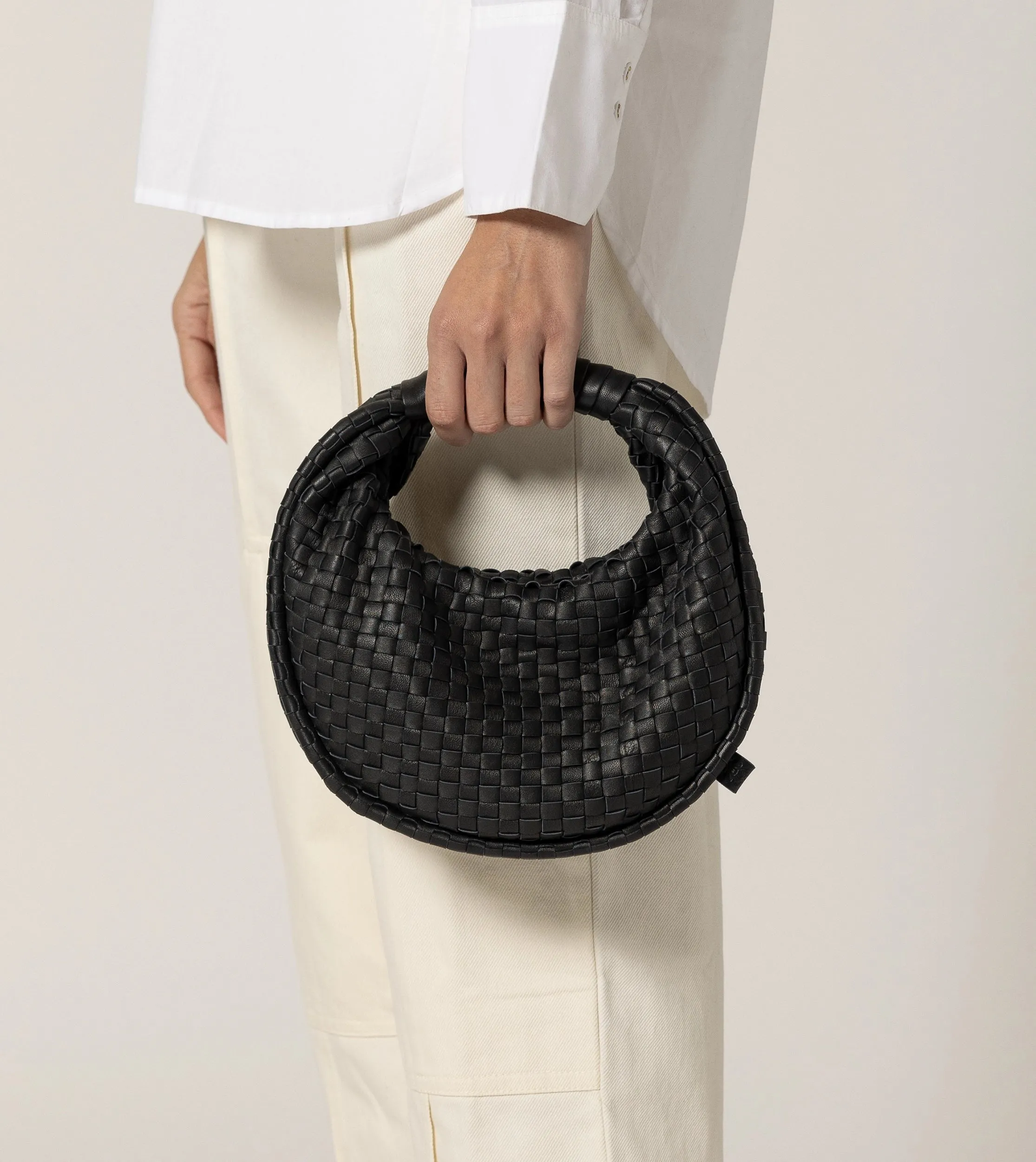 Santiago Mini Hobo Bag | Black