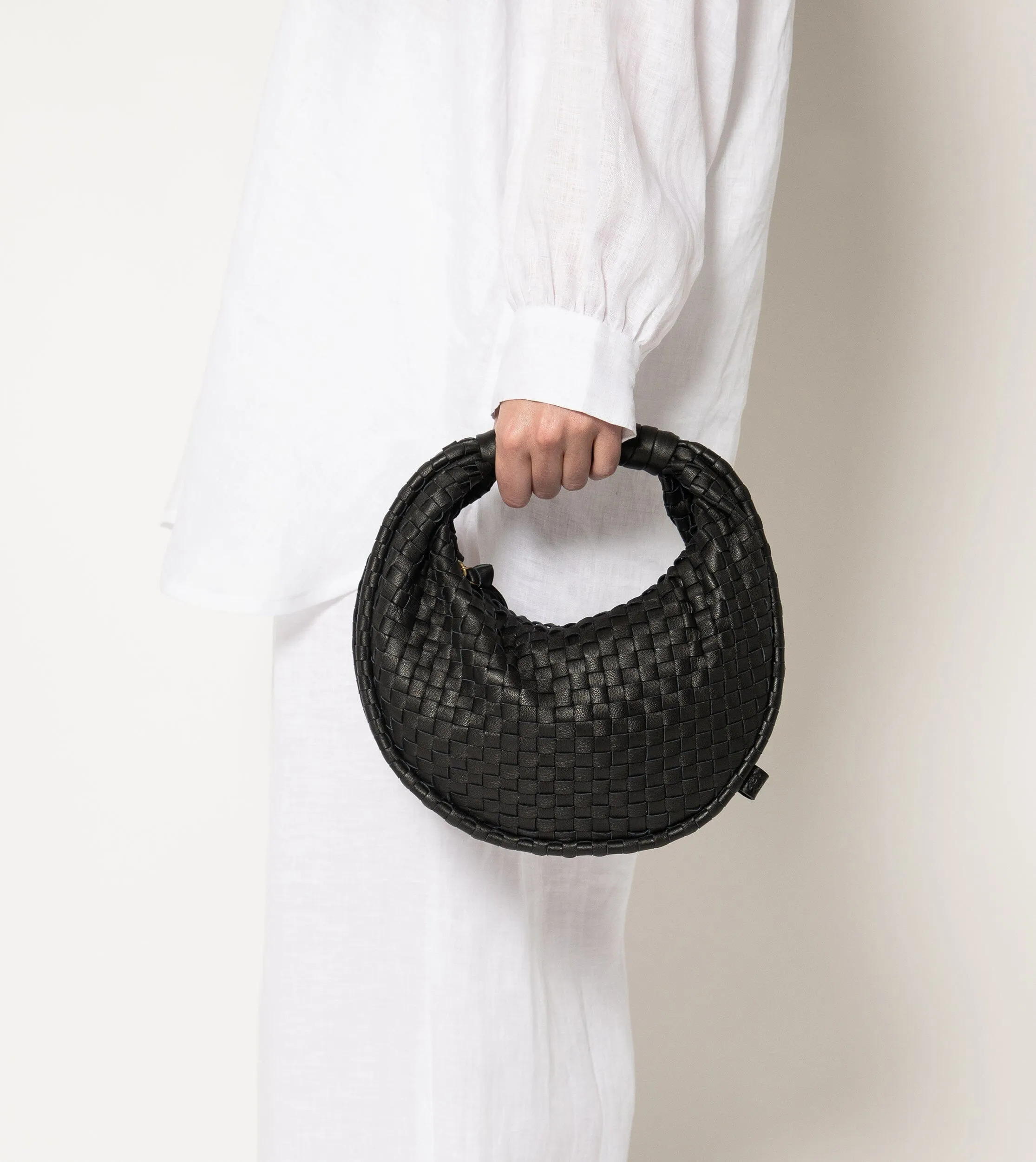 Santiago Mini Hobo Bag | Black