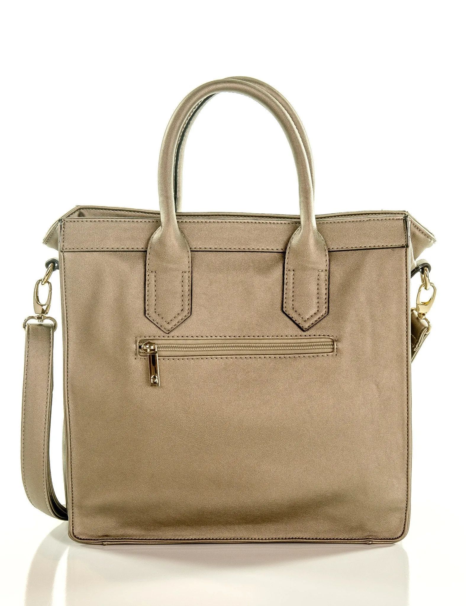 Savoy Tote Handbag - Gold/Gold