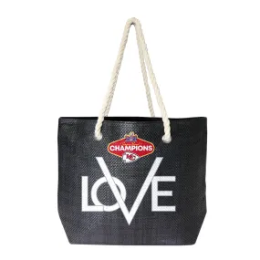 Super Bowl LVIII Champs Kansas City Chiefs Love Tote