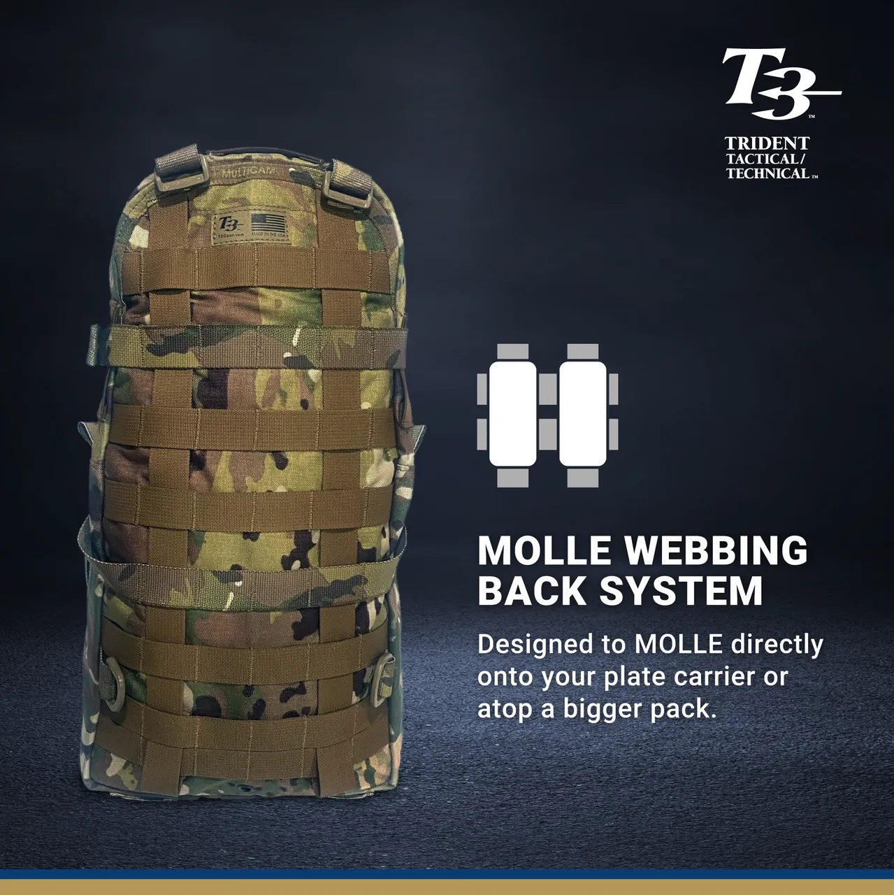 T3 MOLLE Assault Backpack - FINAL SALE