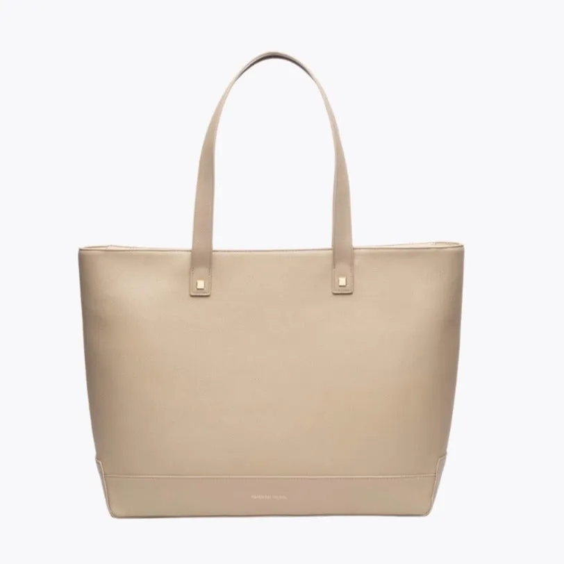 The Tote - Cream | Designer Lunch Bags & Totes