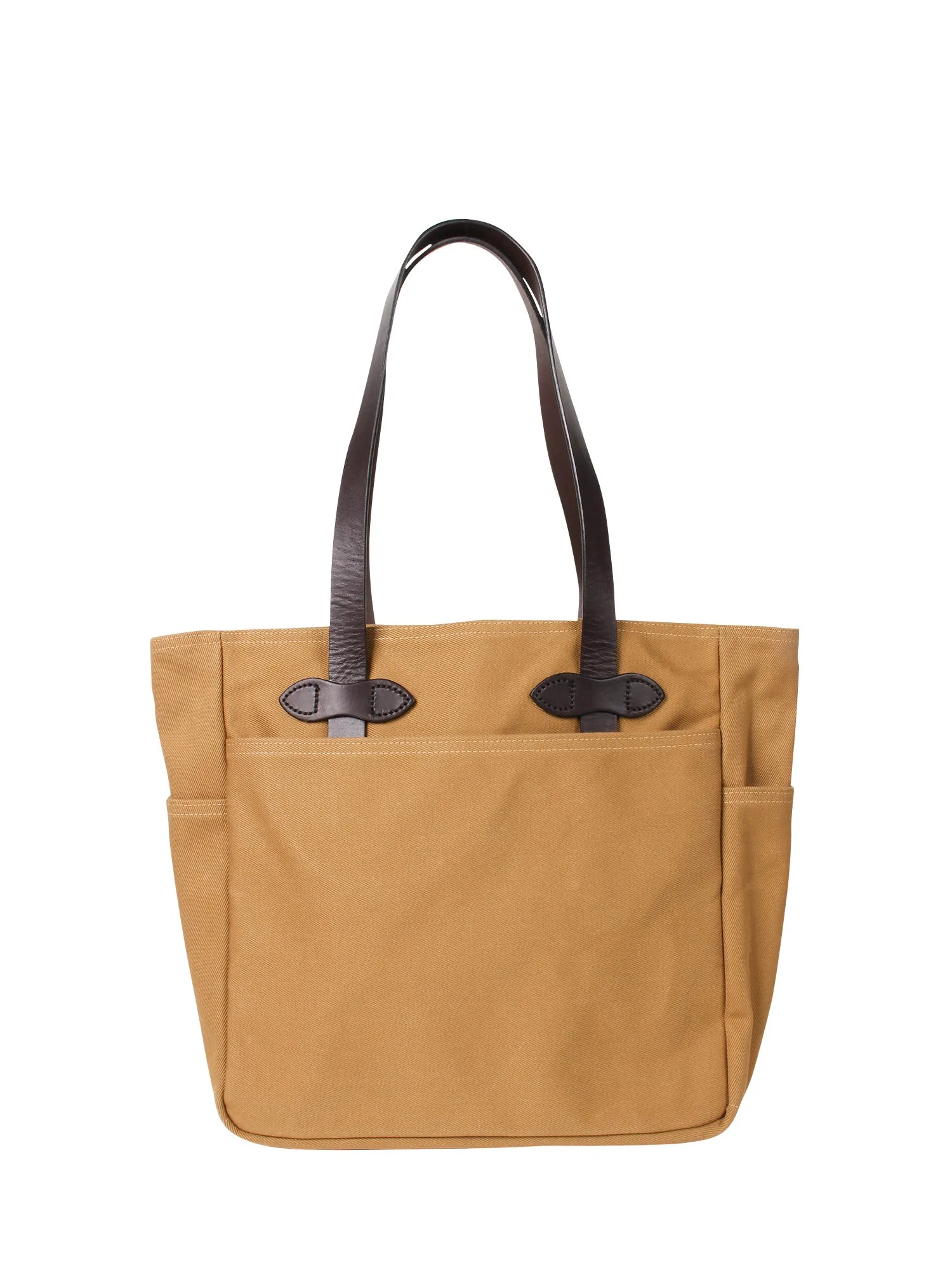 TOTE BAG W/O ZIPPER TAN