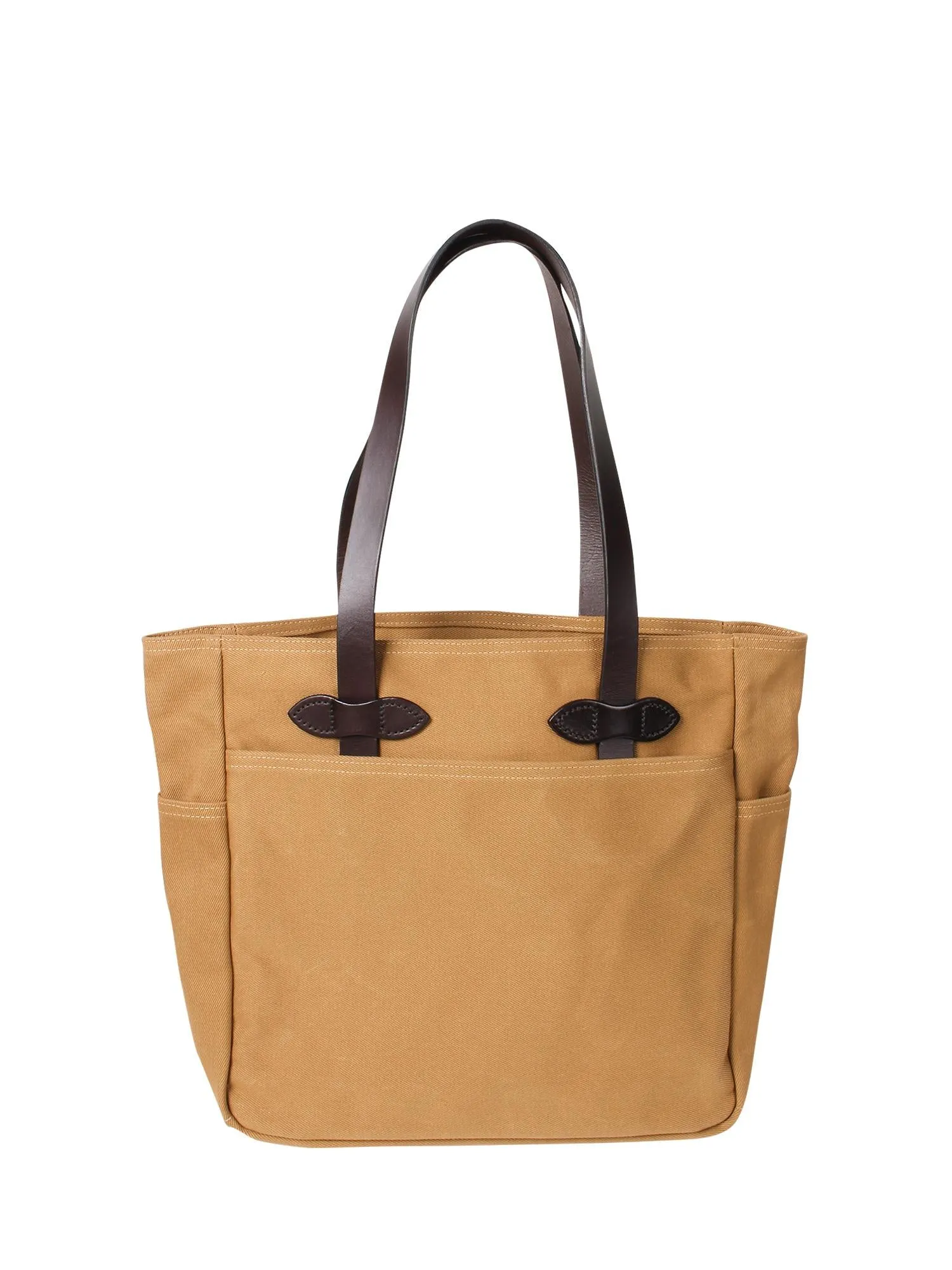 TOTE BAG W/O ZIPPER TAN