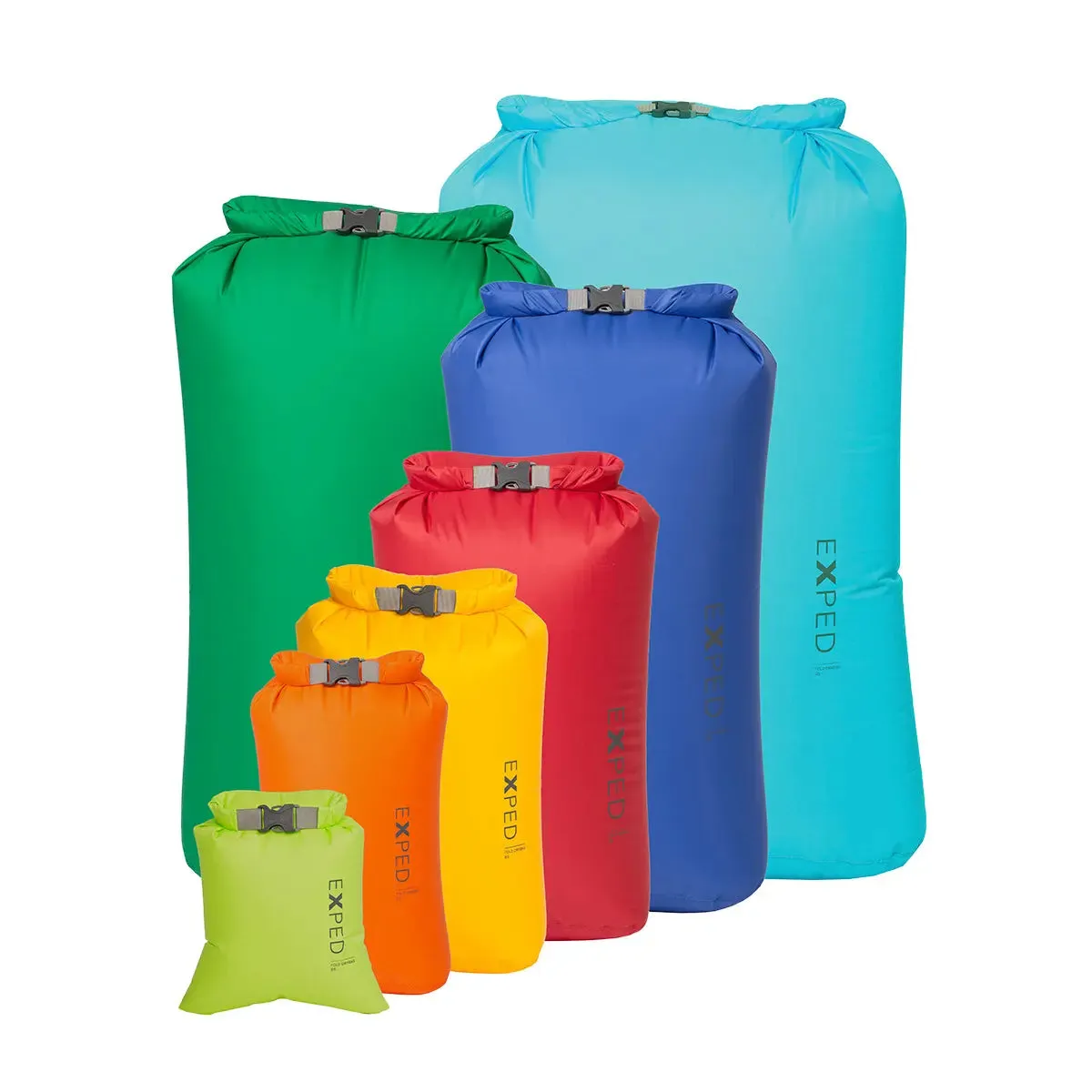 Waterproof Fold Drybag Bright - Medium