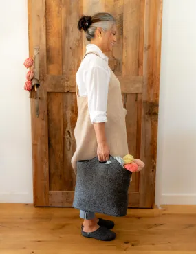 Wool Felt Tote - Grey