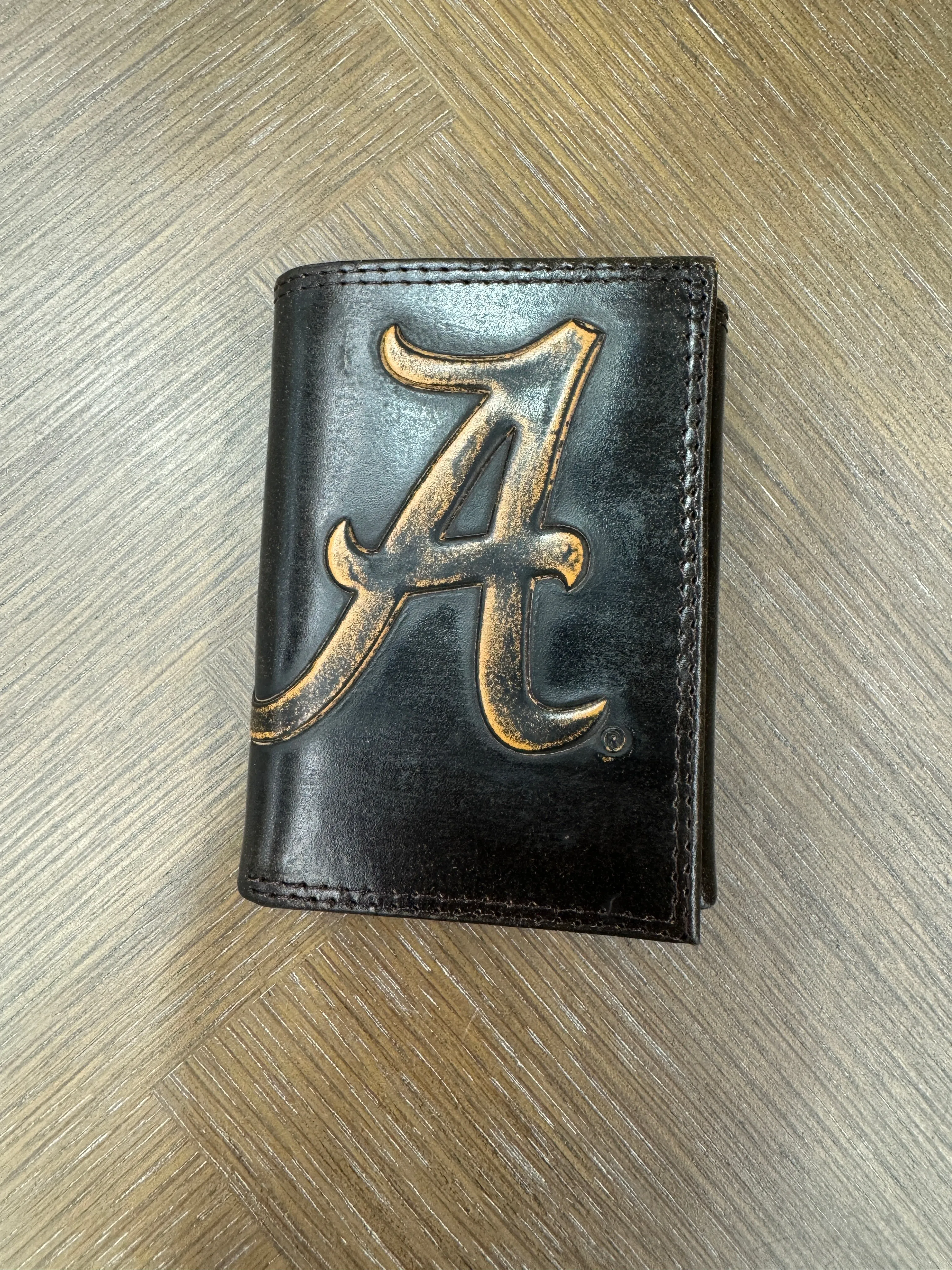 Zepplin Burnished Tri-fold Wallet